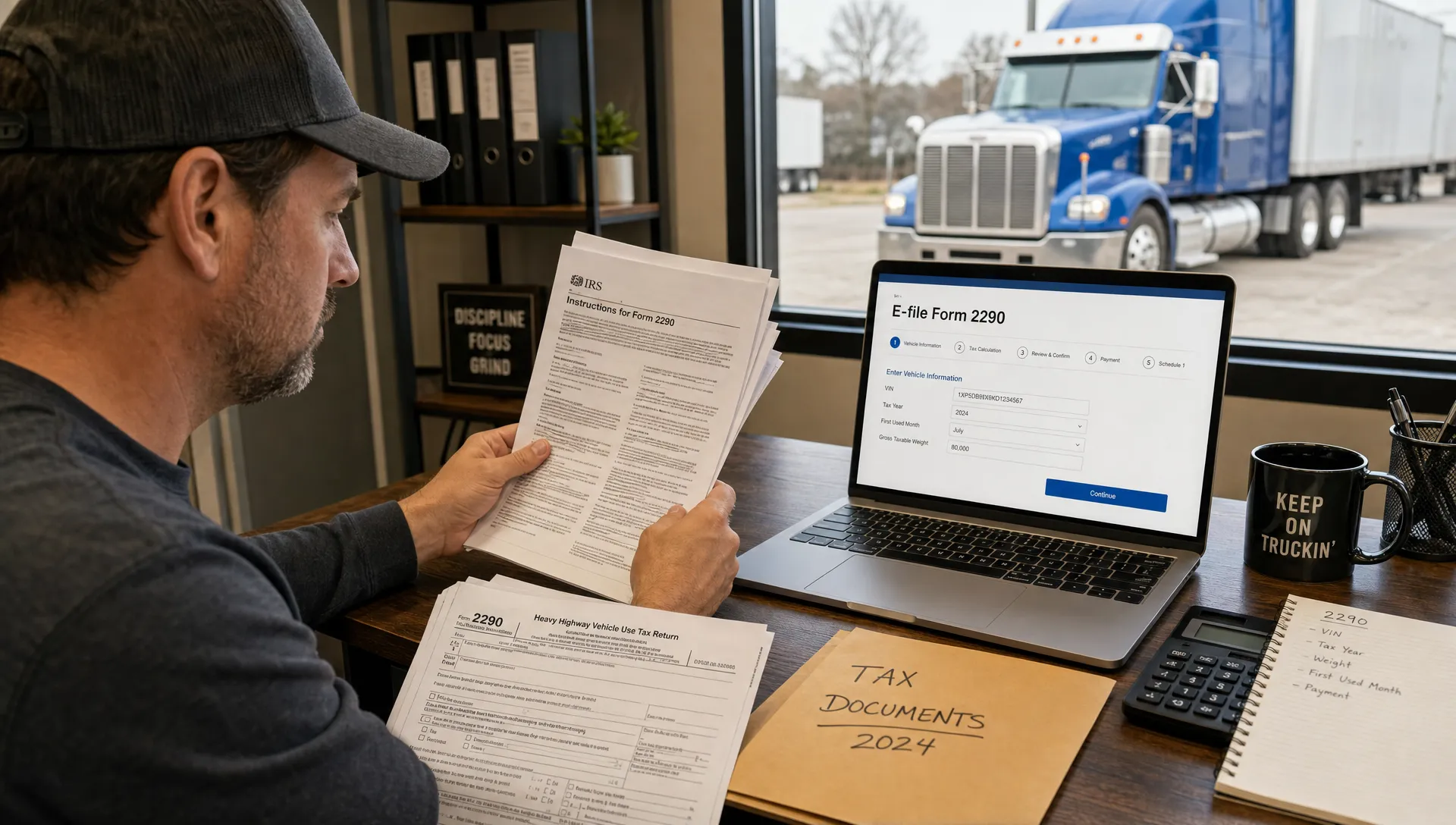Form 2290 Printable: How to Download, Complete, and File Form 2290 Online